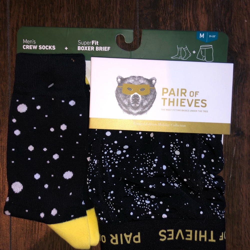 Men’s Pair of Thieves Boxer Brief/Crew Soc…